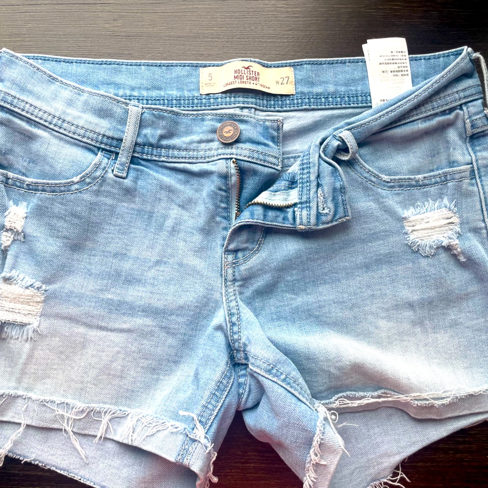Hollister midi shorts size 5
